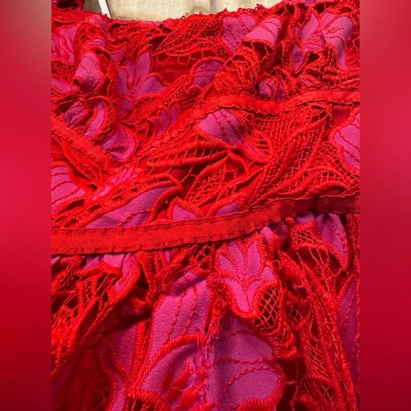 ML Monique Lhuillier Off the Shoulder Dress Size 6 - Picture 11 of 11